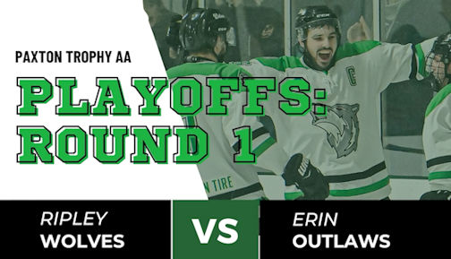 ​Ripley Wolves to face Erin Outlaws in first round of playoffs