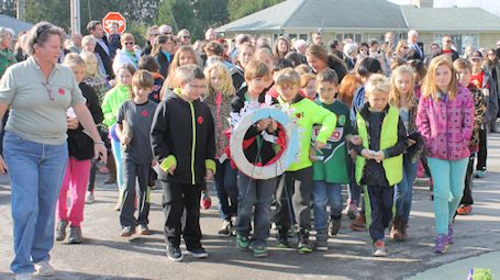 Kincardine Remembrance Day service features sunshine for second year in a row