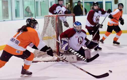 All four Kincardine Minor Hockey rep. girls teams at All-Ontario championships this weekend