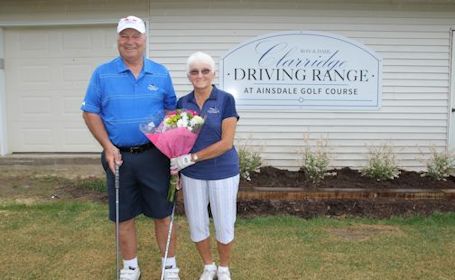 Ron and Dahl Clarridge Driving Range officially opened at Ainsdale