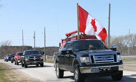 More than 100 trucks gather for inaugural Clint Parker Memorial Ride