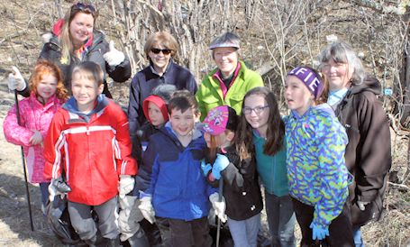 Big Brothers and Big Sisters take part in Clean Sweep at Armow Landfill
