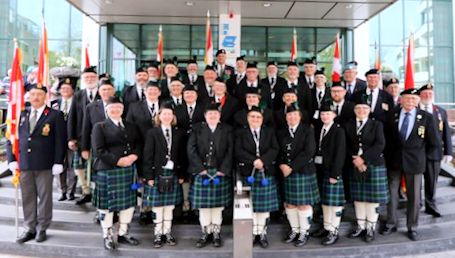 Trip of a lifetime for Kincardine Scottish, Legion Colour Party in the Netherlands