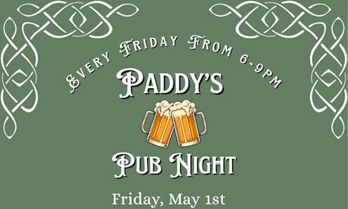 ​Paddy's Pub Night to feature "Eton Avenue" at Walker House in Kincardine