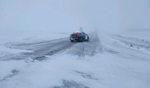​Bruce County Road 23, northwest of Tiverton, closed due to blowing and drifting snow