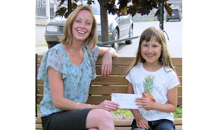 Kincardine birthday girl raises $305 for Women's House
