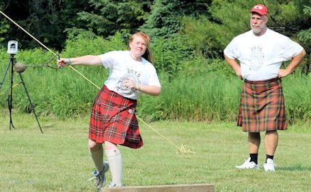 Good crowd enjoys new venue for heavy games at Kincardine Scottish Festival