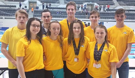 Breakers Swim Team finishes 11th and breaks club records at Ontario Team Challenge