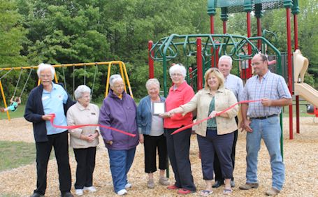 New playground at Lions Park in Point Clark officially opened