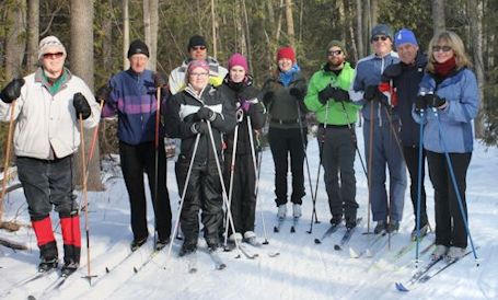 Perfect weather for ski races, Community Loppet at Stoney Island