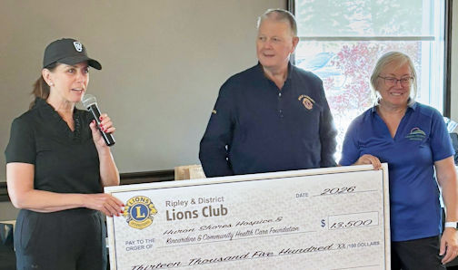 Ripley Lions golf tournament raises $13,500 for charity; and members receive awards