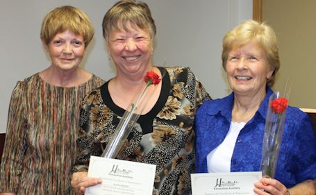 Members honoured at Kincardine hospital auxiliary dessert and awards night
