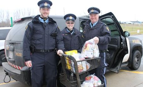 Donations to food bank, and Penetangore Watershed Group
