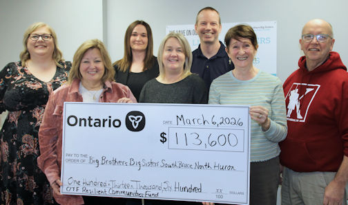 Huron-Bruce MPP acknowledges impact of $113,600 grant on local Big Brothers and Big Sisters
