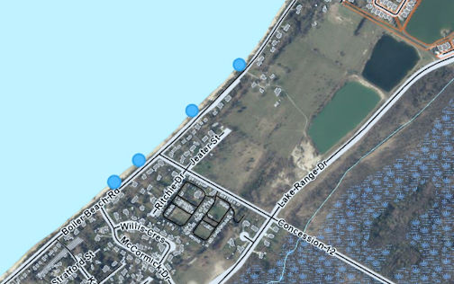 Township considering proper beach access points along Boiler Beach Road
