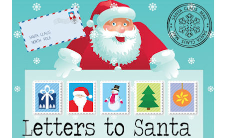 Letters to Santa from Mrs. Hicks' Kindergarten students at KTTPS
