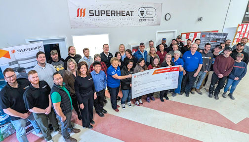 ​Superheat employees reach $25,000 fund-raising goal in support of MRI at Kincardine Hospital