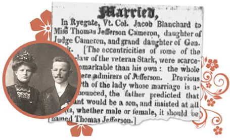 The flowery language of historical wedding announcements
