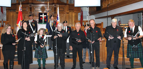 ​Knox Kincardine marks 107th Ringing of the Peace Bell