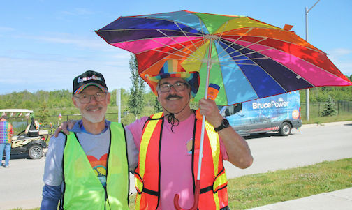 Sun shines on colourful Kincardine Pride Parade and celebration