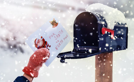 Letters to Santa from Ms. Krupp's Grade 1 students at KTTPS