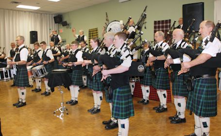Drum major George Alderman remembered at Robbie Burns Night