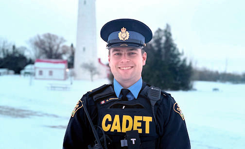 ​South Bruce OPP welcomes cadet David Fincher to the team