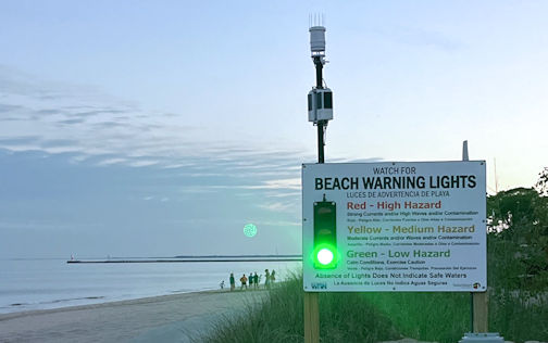 Beach safety sign to be installed at Station Beach, Kincardine, this summer
