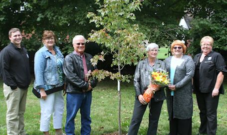 Ripley 4-H leader honoured with 4-H Syngenta Arbour Award tree-planting