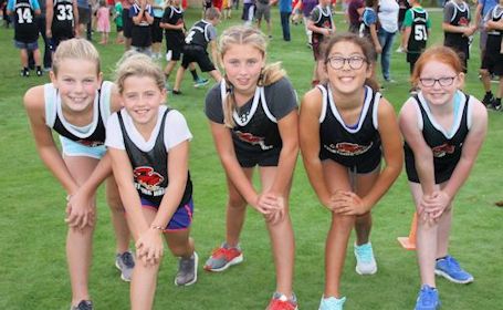 Regional cross-country runners beat the rain at Ainsdale Golf Course
