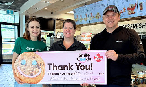 Tim Hortons Smile Cookie campaign raises almost $17,000 in Kincardine, $8,000 in Lucknow