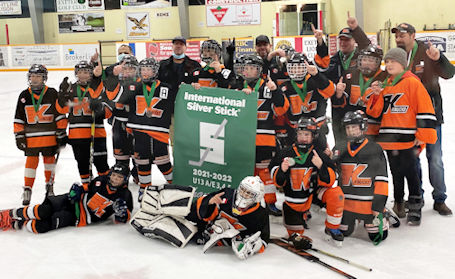 Kincardine Kinucks Under-13 AE team wins Regional Silver Stick in Exeter