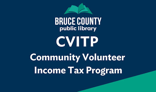 ​Bruce County Public Library opens bookings for Community Volunteer Income Tax Program