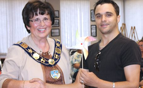 Kincardine Community Living promotes Pinwheels for Peace project