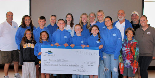 Local youth sports and organizations receive donations from Ainsdale Golf Classic