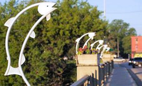 Decorative metal fish sculptures stolen in Brant Township