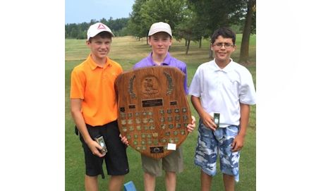 Brayden Secord is junior champion at Ainsdale; as well as ladies' and senior men's results